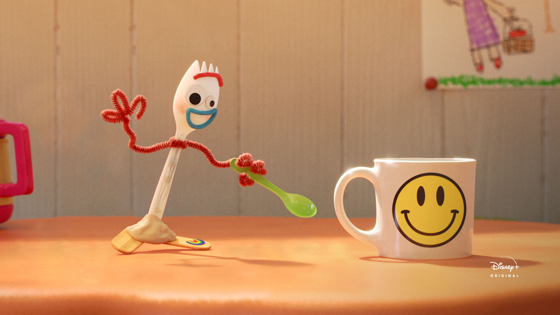 Forky asks a question what is a friend on disney united arab