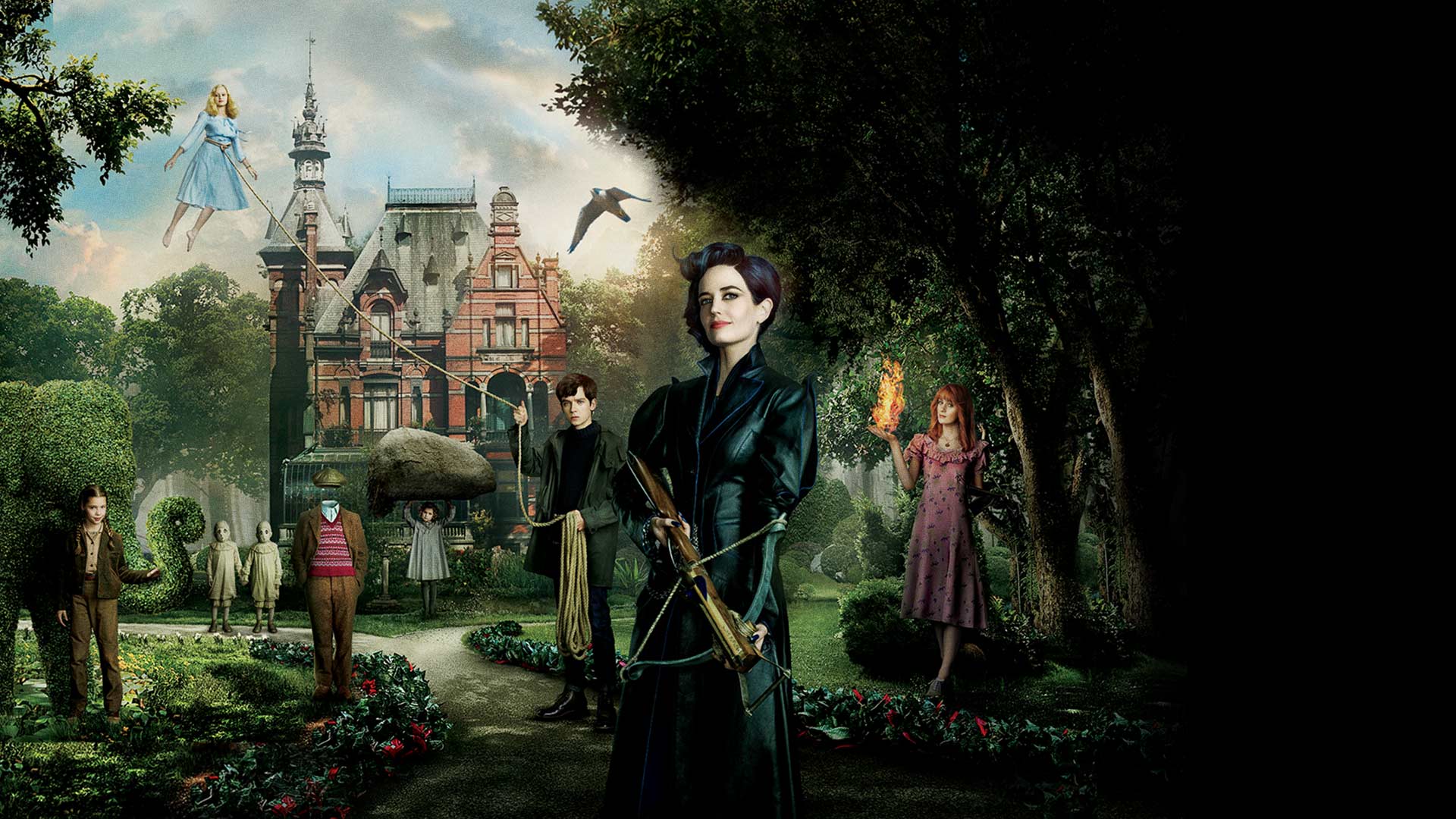 Miss peregrine peculiar children second tim trailer official burton posters character plus