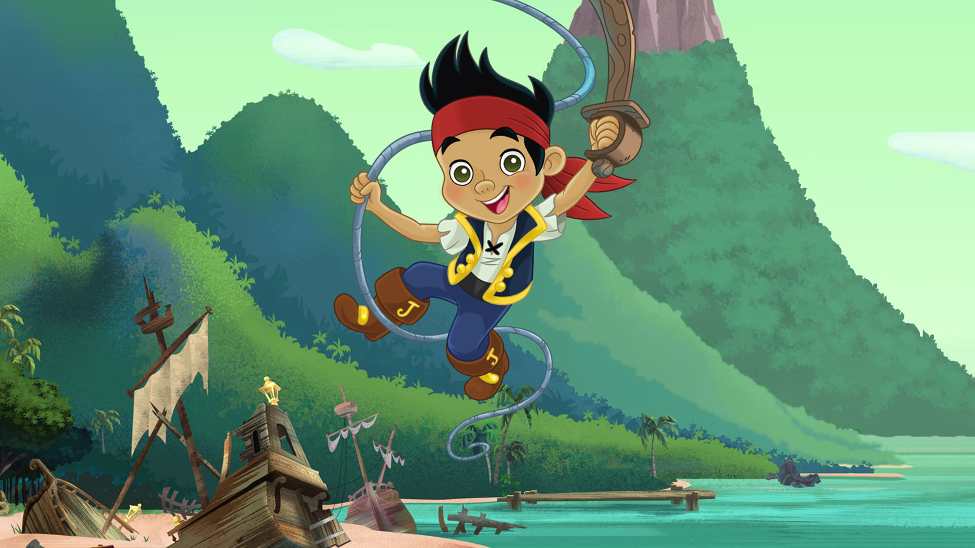 jake and the neverland pirates hd wallpaper