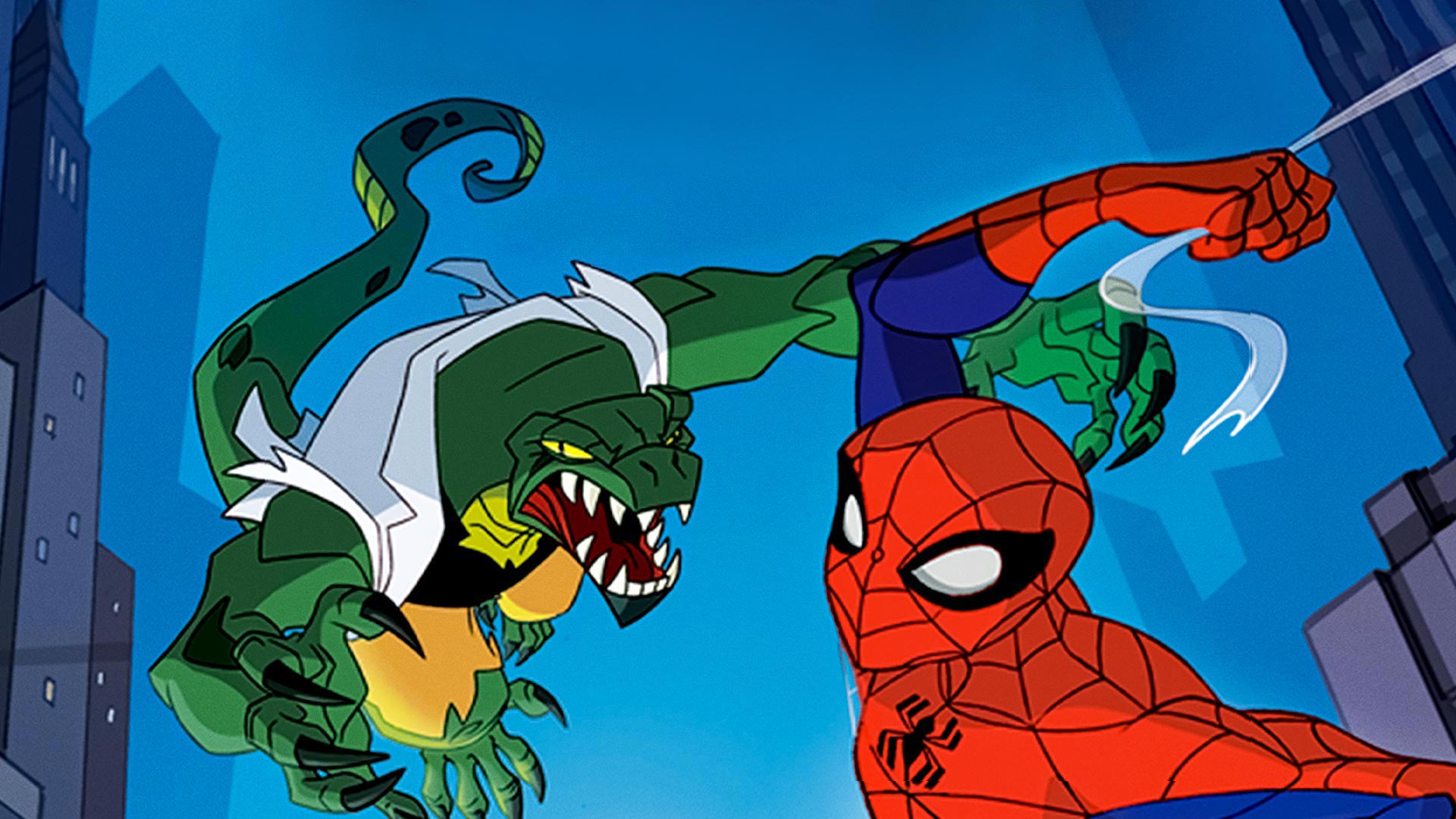 the spectacular spider man lizard