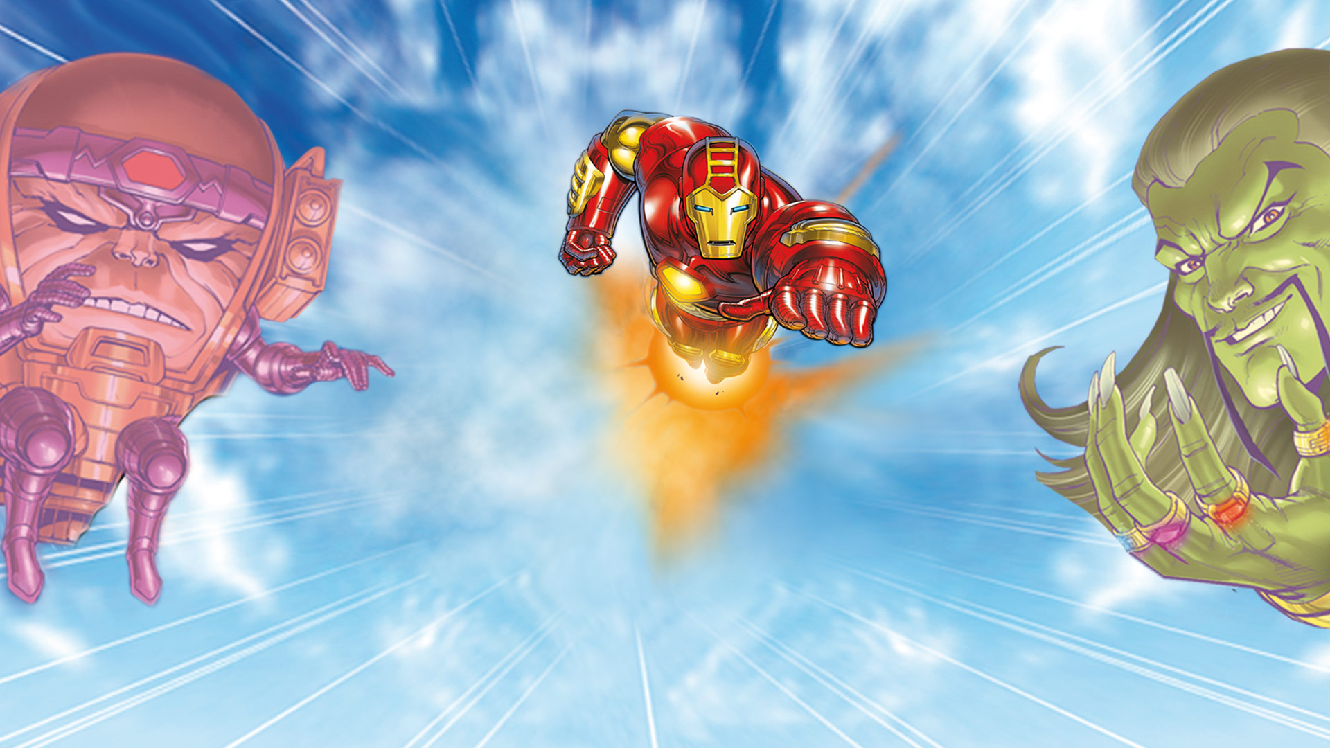 Iron man deals cartoon