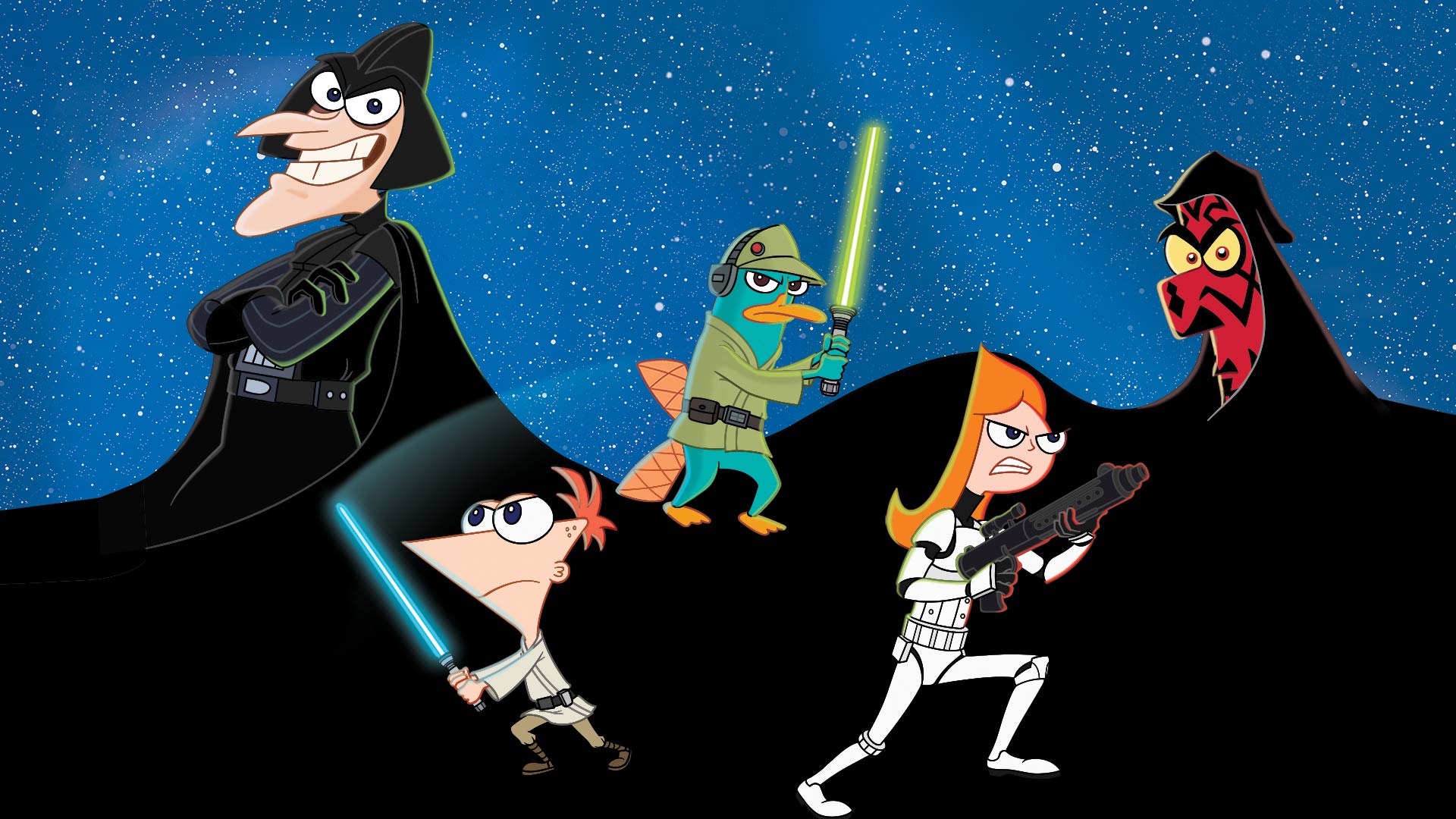 Phineas and Ferb Phineas and Ferb Star Wars Disney+ Hotstar