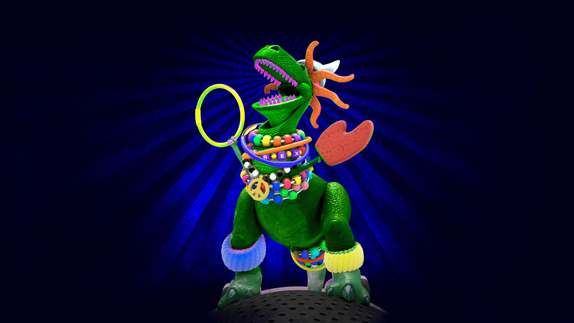 Toy story toons partysaurus rex on disney qatar english arabic