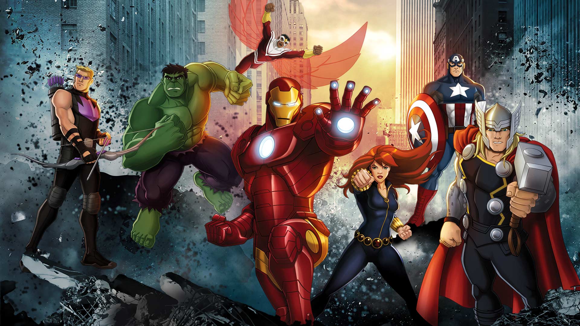 avengers assemble comic wallpaper